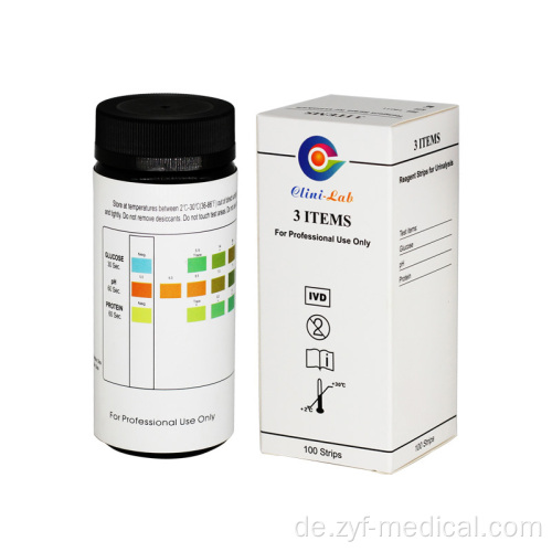 Ketonurin -Teststreifen Urinanalyse -Reagenzentest